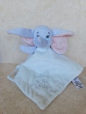 Matalan Disney Dumbo Baby Comforter Soother Blankie Blanket Welcome To The World