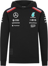 Mercedes AMG Petronas F1 Team Official PUMA Kids Pullover Sweatshirt Hoody Black