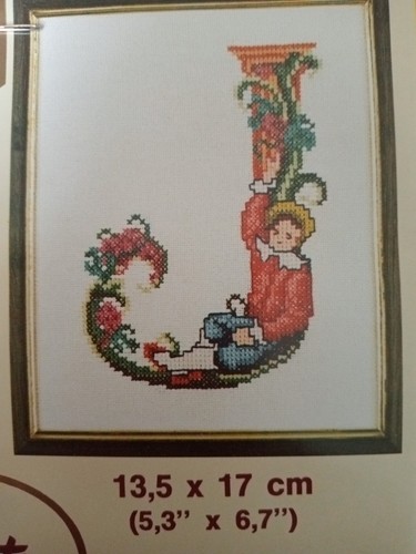Embroidery kit letter - embroidery, petit