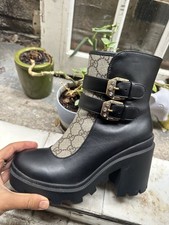 Gucci GG Supreme Leather Ankle