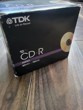 TDK Cd-r80 Recordable Audio Discs. 10 Pack. NEW 