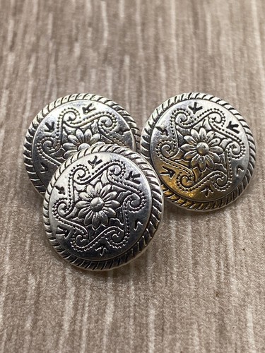 15mm shank buttons - 15mm, antique