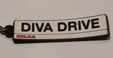 Suzuki Motorcycles - Diva Drive  - Rubberised Plastic  Key Fob Key Ring 