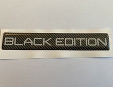 BLACK EDITION CAR BOOT BADGE