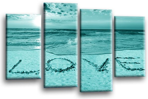 Seascape sunset wall - seascape, print