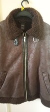 Brown Fleece Lined Oversized
