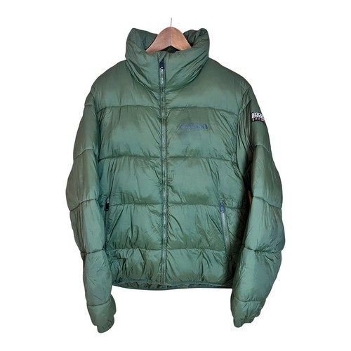 Napapijri khaki puffer jacket - napapijri,