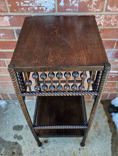 Antique mahogany stick ball - stick, &