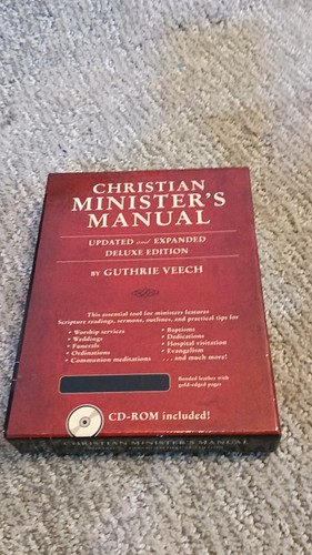 Christian minister manual - christian, minister's