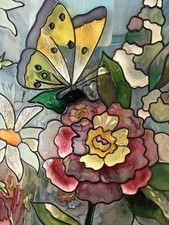 AMIA Hand Paint Glass Vase