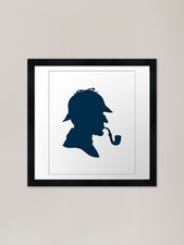 Sherlock Holmes T-shirt Framed