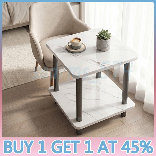 Tier wood side table - wood, coffee