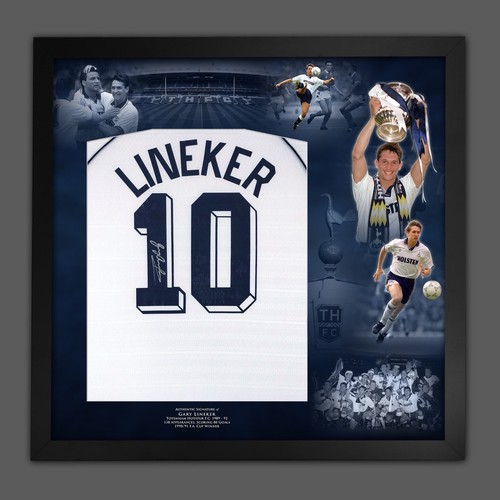 Gary lineker shirt framed - gary,