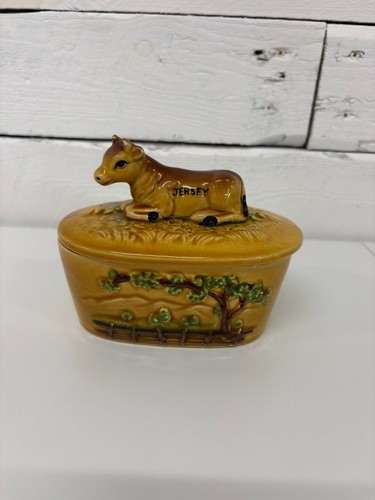 Vintage jersey cow butter - cow,