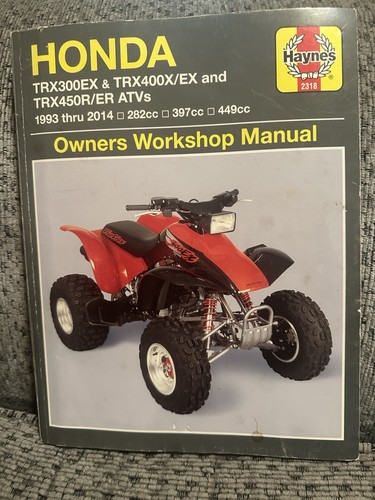 Haynes 2318 honda - haynes, 300ex