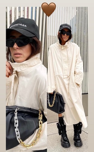 Zara ecru parka dress - zara,