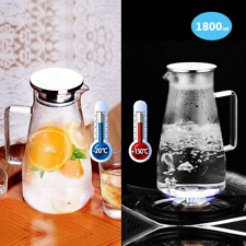 1.8L Glass Pitcher Jug Water