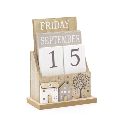 Shabby chic wooden perpetual - shabby,