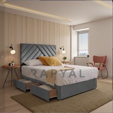 ORTHOPAEDIC DIVAN BED SET WITH MATTRESS AND HEADBOARD ALL SIZES UNBEATABLE PRICE