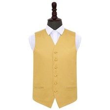 DQT Mens Waistcoat Satin Plain