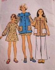 Vintage Simplicity 5541 Girls
