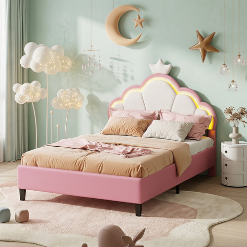 Upholstered bed kids - bed,