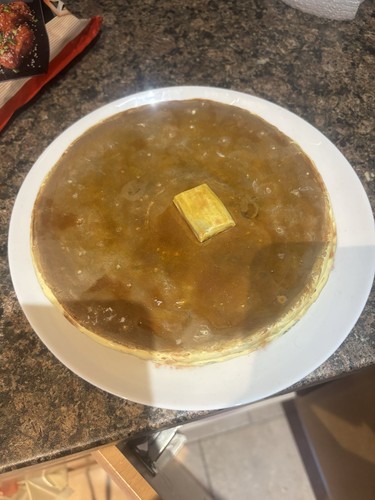 Toy pancake for film - , and
