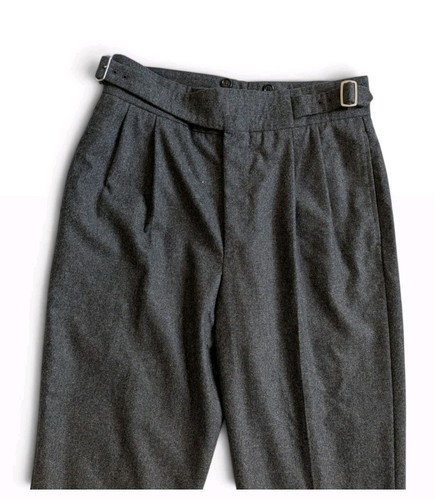 Dunhill men charcoal flannel - men's,