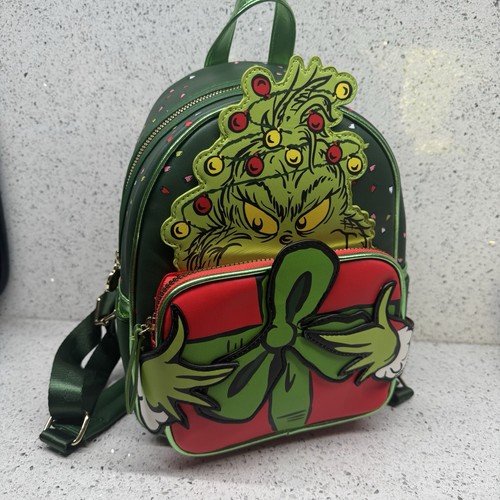 Grinch christmas faux leather - christmas,