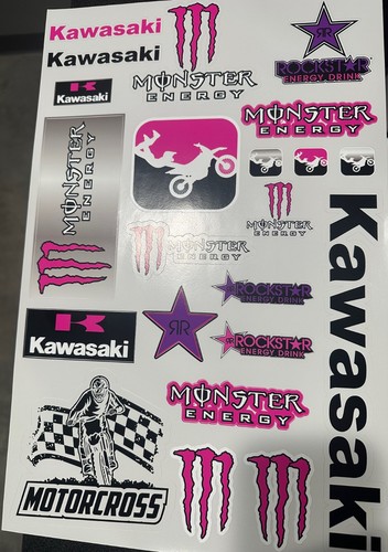 Kawasaki monster rockstar - monster, pink