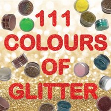 111 Colours of Fine Glitter Dust for Nails Art Face Body Eye Shadow Craft Paint