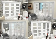 Internal bifold doors white - internal,