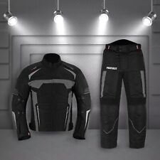 Mens Motorcycle Suit Motorbike Racing Armoured Waterproof Suits Jackets Trousers