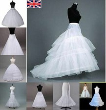 UK STOCK RULTA WEDDING BRIDAL DRESS PETTICOAT HOOP UNDERSKIRT CRINOLINE SKIRT M1