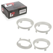 4x Centering Rings Black for