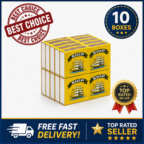 Boxs ship safety matches - ship,