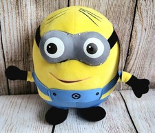Minion Round, Plush Stuffed Toy, With Tags, Despicable Me- FREE POSTAGE