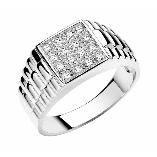 Round diamond signet - round,