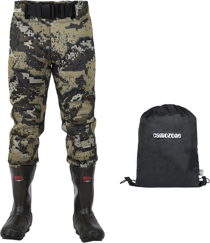 Neoprene bootfoot waist waders - neoprene,