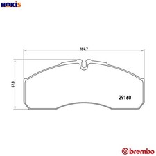 BRAKE PAD SET DISC BRAKE P A6