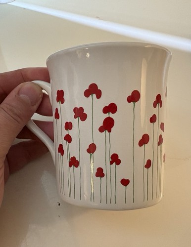Vintage ceramic poppy - , floral