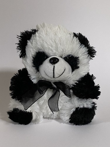 Black and white panda - with, bow