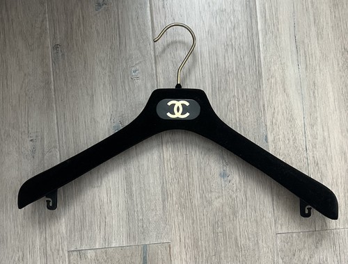 Authentic chanel black velvet - black,