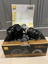 REDUCED  Nikon D40 Kit  6.1MP DSLR Camera - Black (w/ 18-55 mm Lens) complete