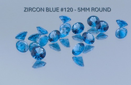 Spinel zircon blue 120 round - #120,