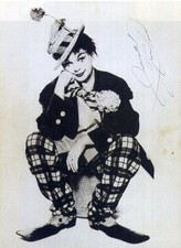 Judy garland signed clown - garland, 'clown'