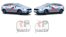FOR VOLVO V60 11-16, S40/V50 10-12 WING MIRROR GLASS HEATED BIGGER VERSION PAIR 