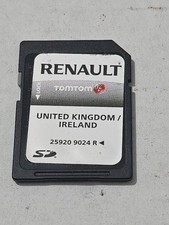 Renault Tomtom Navigation SD Card UK / Ireland 25920 9024 R OEM
