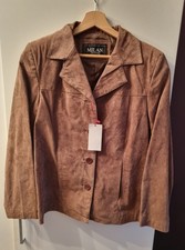 100% Suede Jacket Size 12