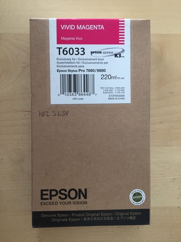 Genuine epson ink t6033 - genuine,